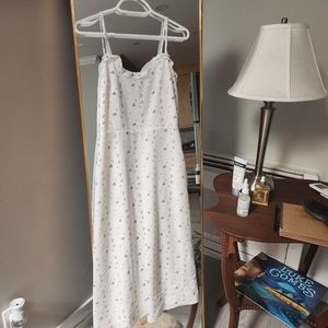 Aritiza- Wilfred white floral dress